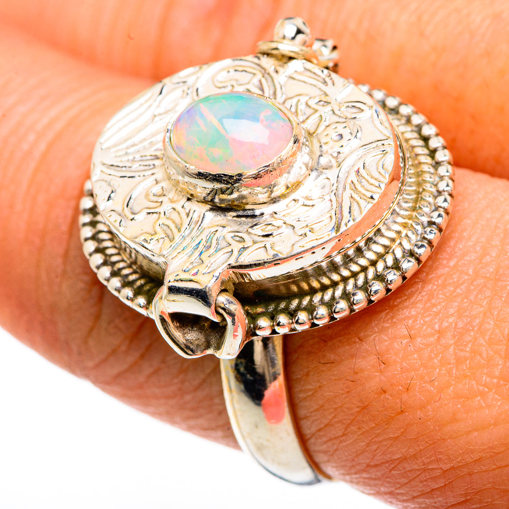 Ethiopian Opal Rings handcrafted by Ana Silver Co - RING83551