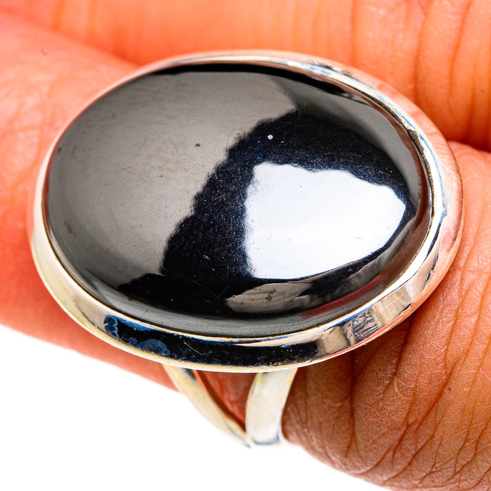 Hematite Rings handcrafted by Ana Silver Co - RING83553