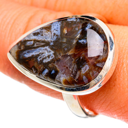 Turkish Tube Agate Rings handcrafted by Ana Silver Co - RING83559