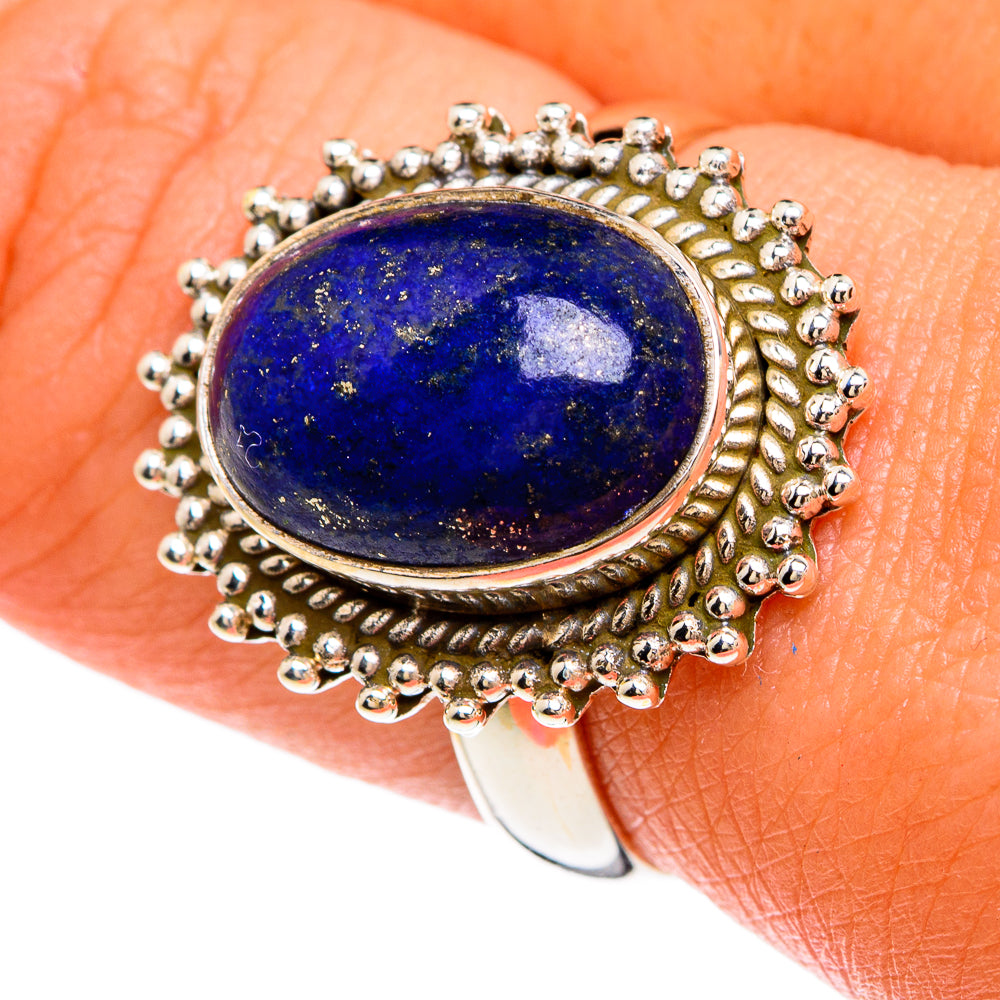 Lapis Lazuli Rings handcrafted by Ana Silver Co - RING83562