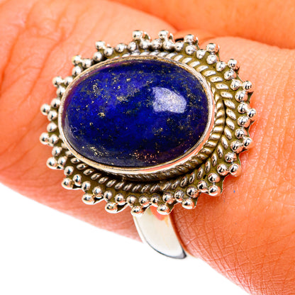Lapis Lazuli Rings handcrafted by Ana Silver Co - RING83562