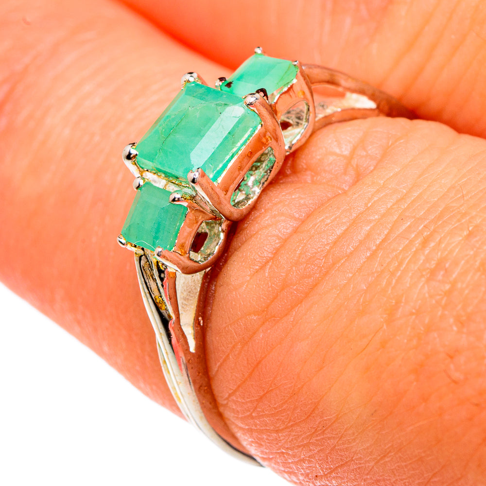 Emerald Rings handcrafted by Ana Silver Co - RING83567