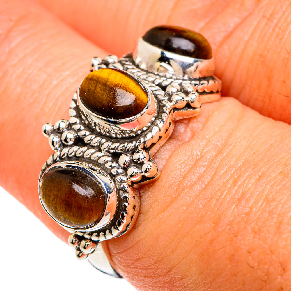 Tiger Eye Rings handcrafted by Ana Silver Co - RING83570