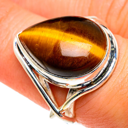 Tiger Eye Rings handcrafted by Ana Silver Co - RING83571