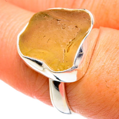 Libyan Glass Rings handcrafted by Ana Silver Co - RING83574