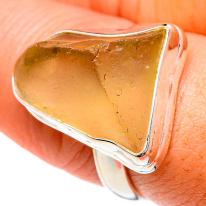 Libyan Glass Rings handcrafted by Ana Silver Co - RING83577