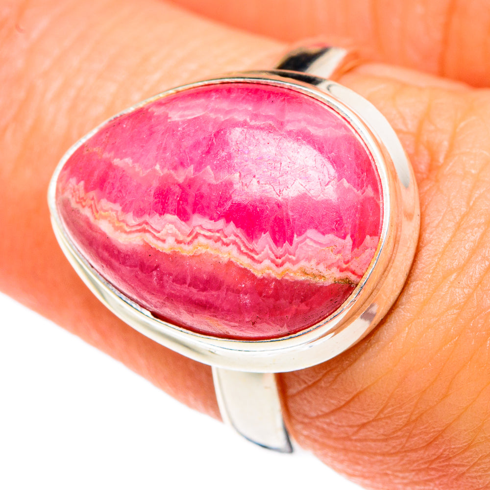 Rhodochrosite Rings handcrafted by Ana Silver Co - RING83578