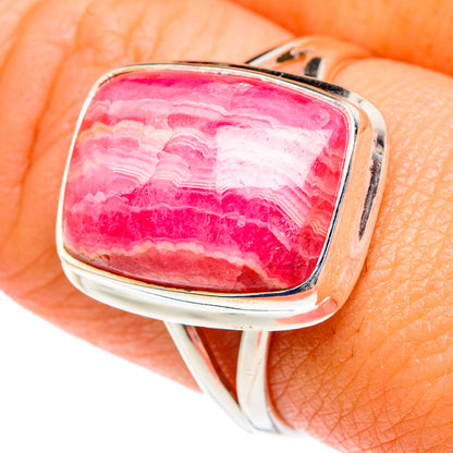 Rhodochrosite Rings handcrafted by Ana Silver Co - RING83581