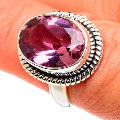 Color Change Alexandrite (lab.) Rings handcrafted by Ana Silver Co - RING83583