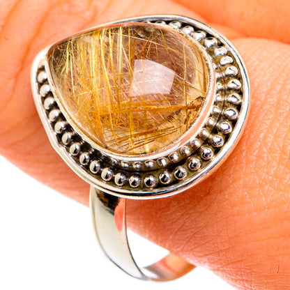 Rutilated Quartz Rings handcrafted by Ana Silver Co - RING83586
