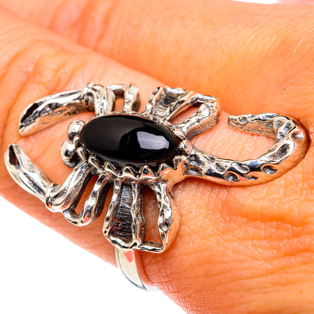 Black Onyx Rings handcrafted by Ana Silver Co - RING83588