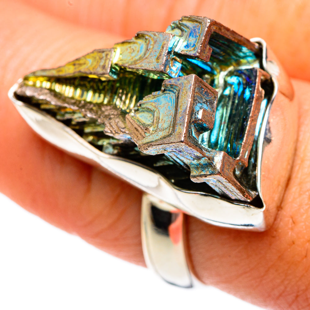 Bismuth Crystal Rings handcrafted by Ana Silver Co - RING83595