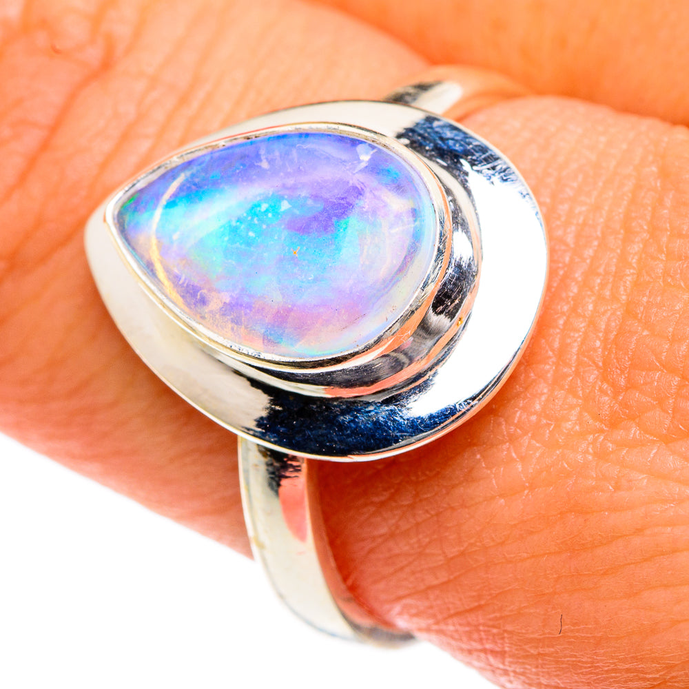 Ethiopian Opal Rings handcrafted by Ana Silver Co - RING83597
