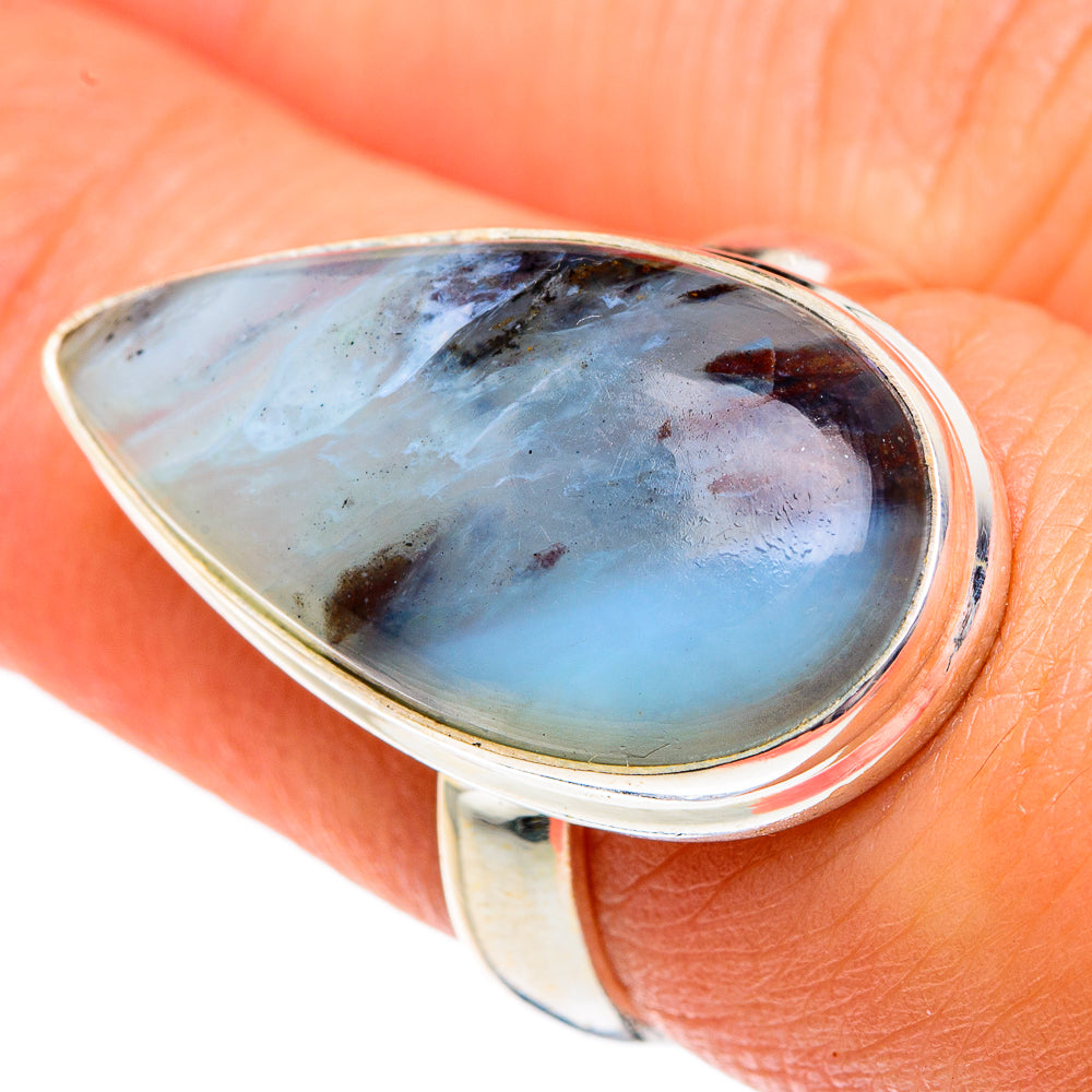 Peruvian Opal Rings handcrafted by Ana Silver Co - RING83602