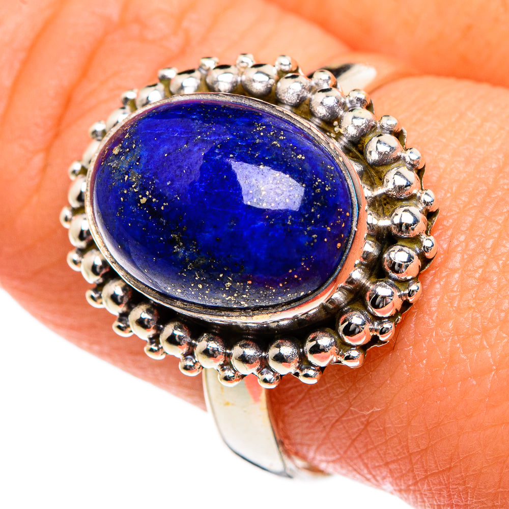 Lapis Lazuli Rings handcrafted by Ana Silver Co - RING83606