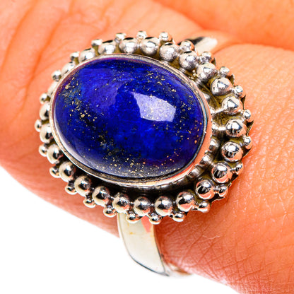 Lapis Lazuli Rings handcrafted by Ana Silver Co - RING83606