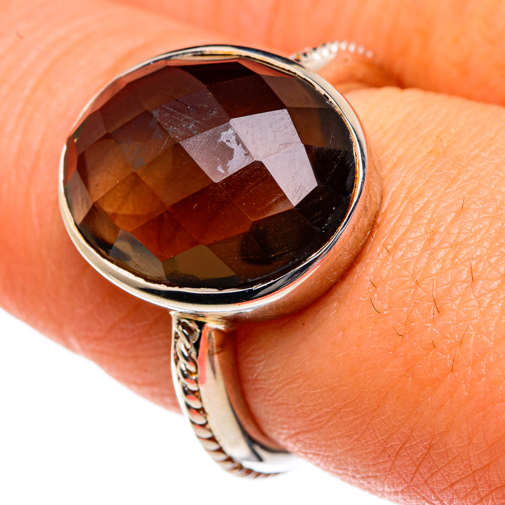 Smoky Quartz Rings handcrafted by Ana Silver Co - RING83613