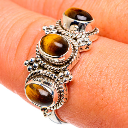 Tiger Eye Rings handcrafted by Ana Silver Co - RING83615