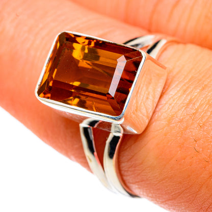 Mandarin Citrine Rings handcrafted by Ana Silver Co - RING83617