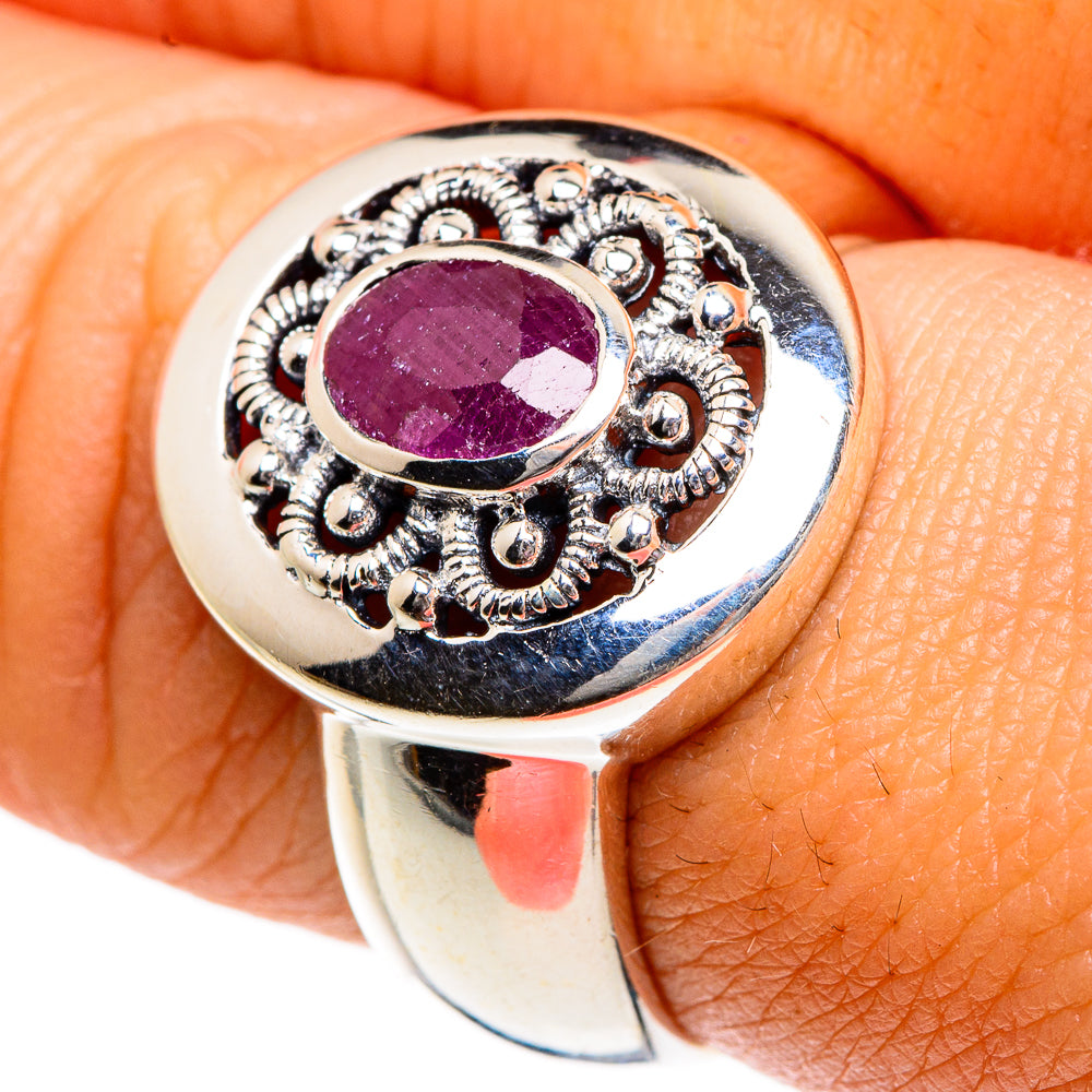 Ruby Rings handcrafted by Ana Silver Co - RING83621