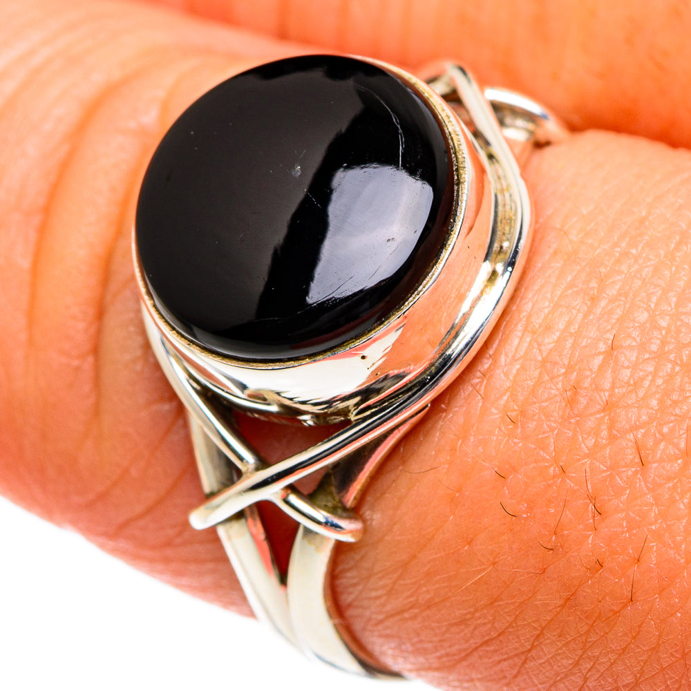 Black Onyx Rings handcrafted by Ana Silver Co - RING83629