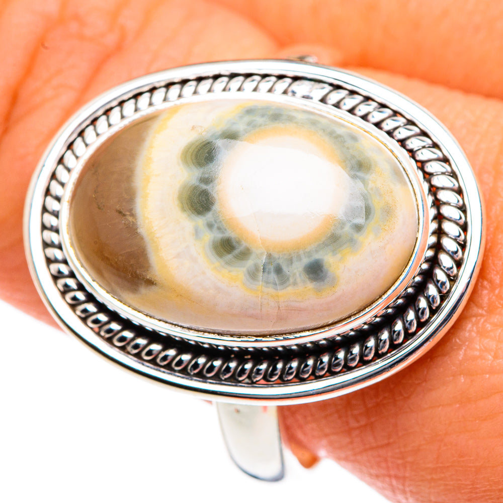 Ocean Jasper Rings handcrafted by Ana Silver Co - RING83636