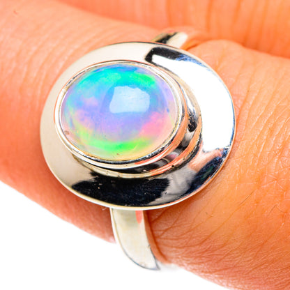 Ethiopian Opal Rings handcrafted by Ana Silver Co - RING83637