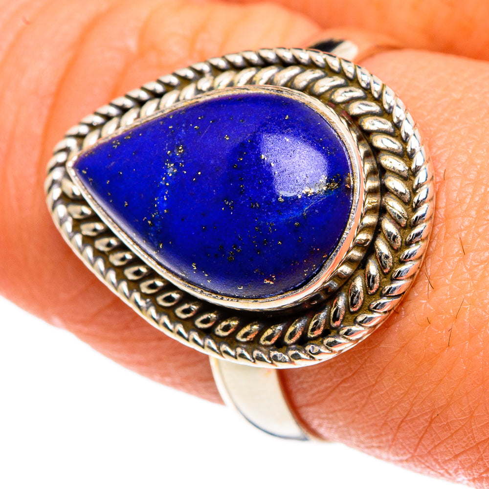 Lapis Lazuli Rings handcrafted by Ana Silver Co - RING83643