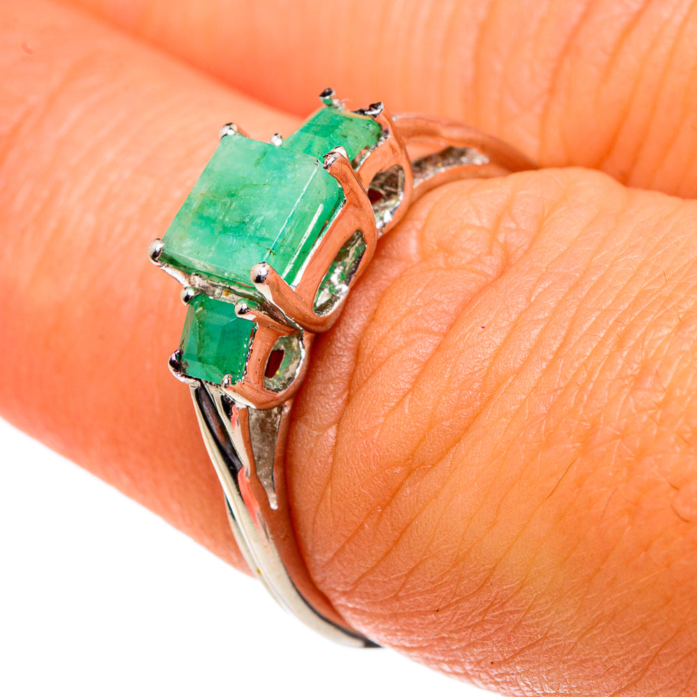 Emerald Rings handcrafted by Ana Silver Co - RING83651