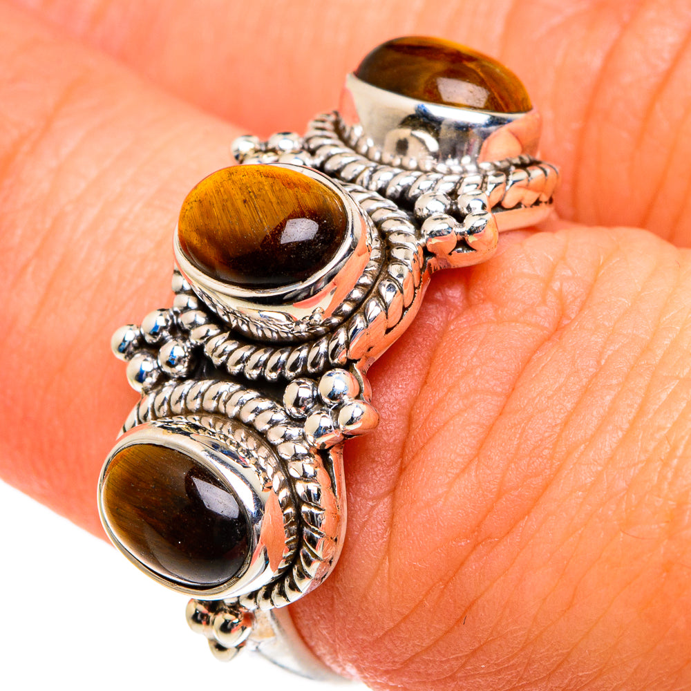 Tiger Eye Rings handcrafted by Ana Silver Co - RING83652