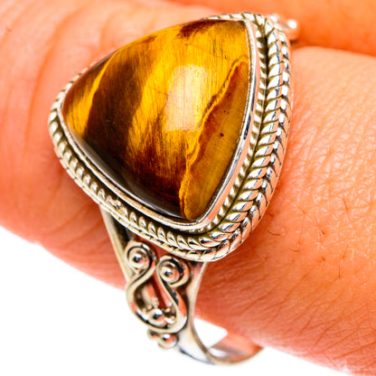 Tiger Eye Rings handcrafted by Ana Silver Co - RING83656