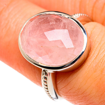 Rose Quartz Rings handcrafted by Ana Silver Co - RING83663