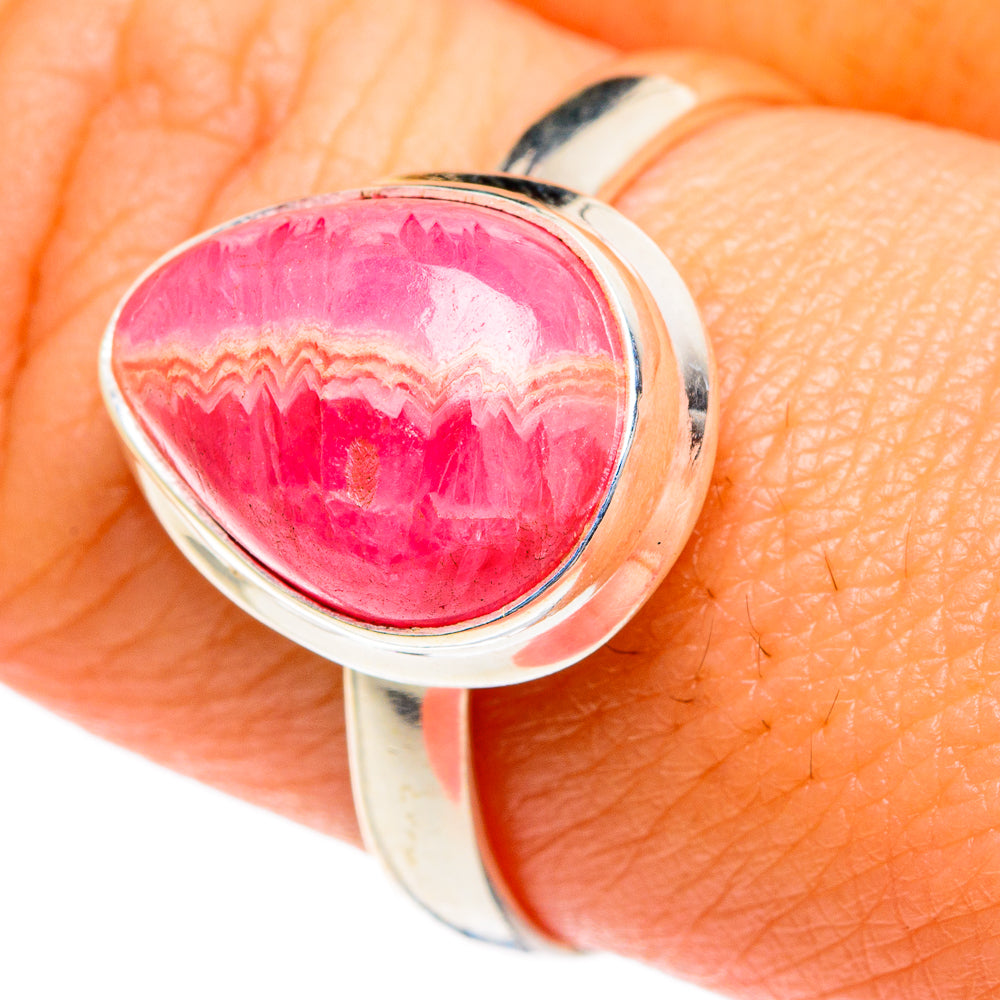 Rhodochrosite Rings handcrafted by Ana Silver Co - RING83665
