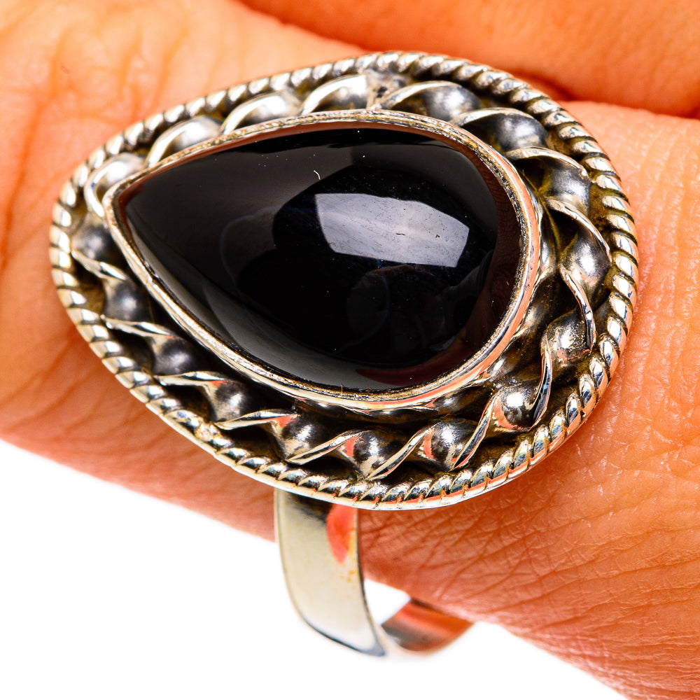 Black Onyx Rings handcrafted by Ana Silver Co - RING83670