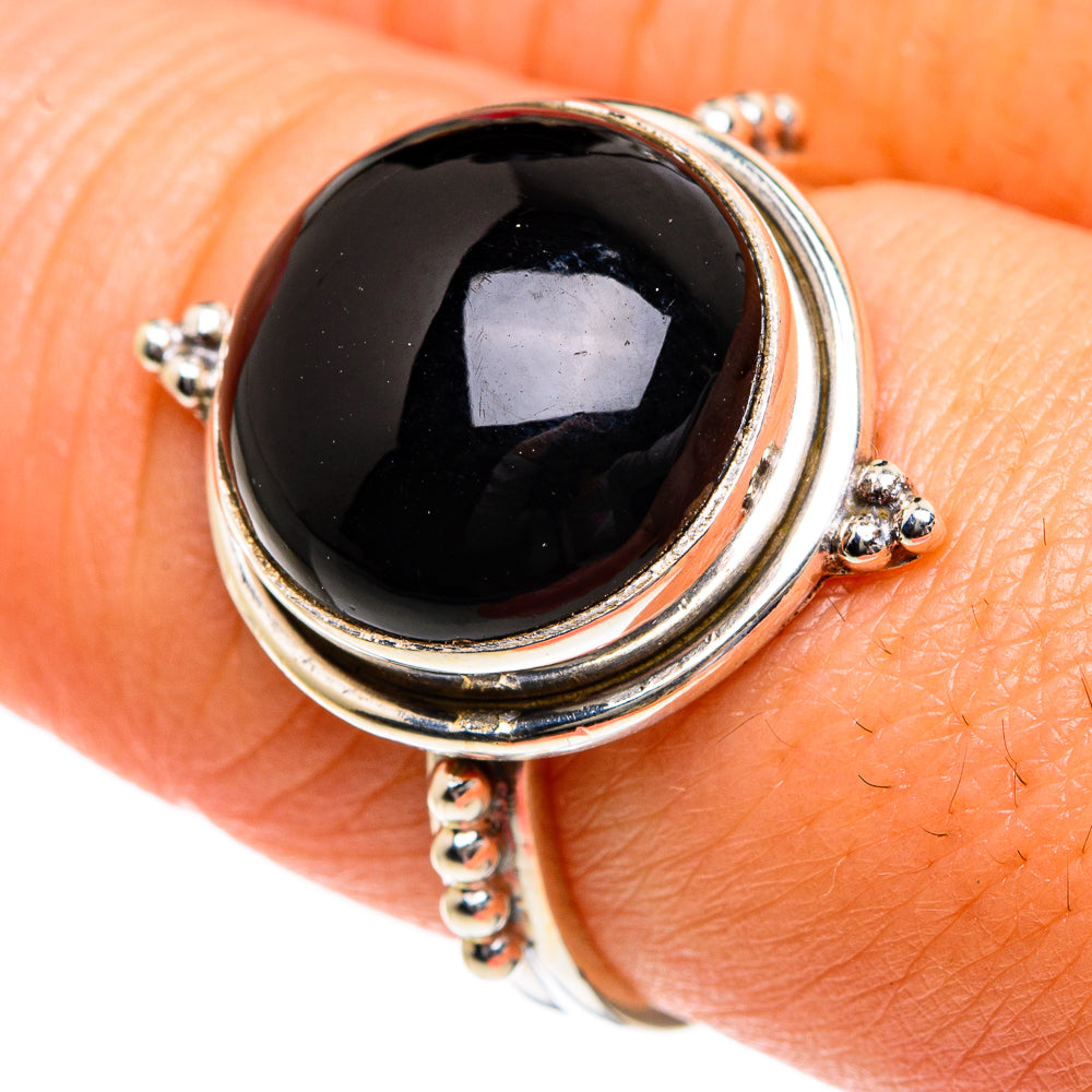 Black Onyx Rings handcrafted by Ana Silver Co - RING83671