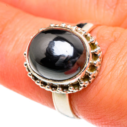 Hematite Rings handcrafted by Ana Silver Co - RING83678