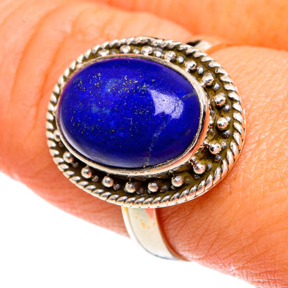 Lapis Lazuli Rings handcrafted by Ana Silver Co - RING83683