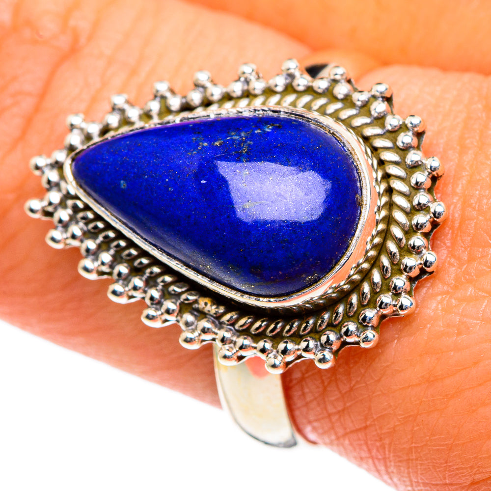 Lapis Lazuli Rings handcrafted by Ana Silver Co - RING83686