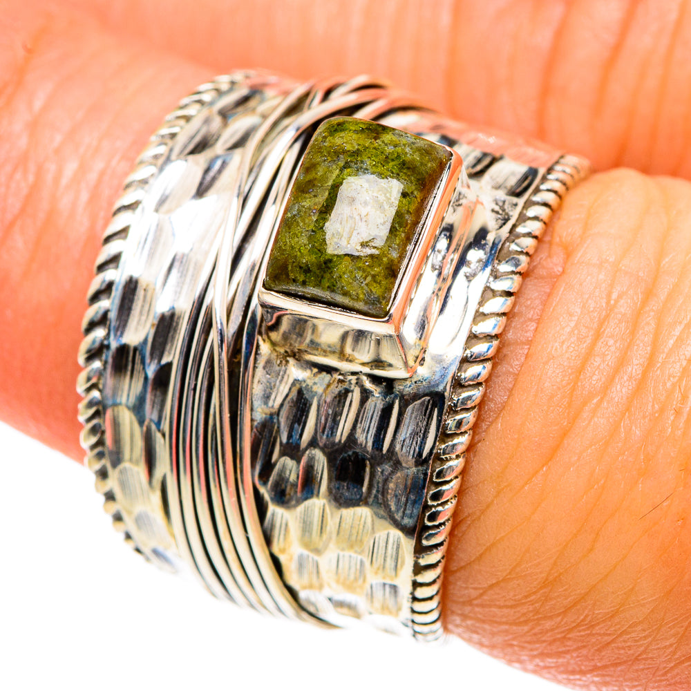 Rainforest Jasper Rings handcrafted by Ana Silver Co - RING83689