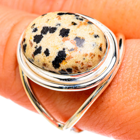 Dalmatian Jasper Rings handcrafted by Ana Silver Co - RING83692