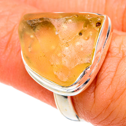 Libyan Glass Rings handcrafted by Ana Silver Co - RING83700