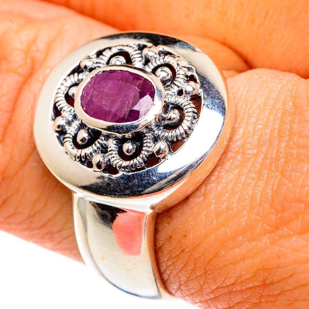 Ruby Rings handcrafted by Ana Silver Co - RING83705