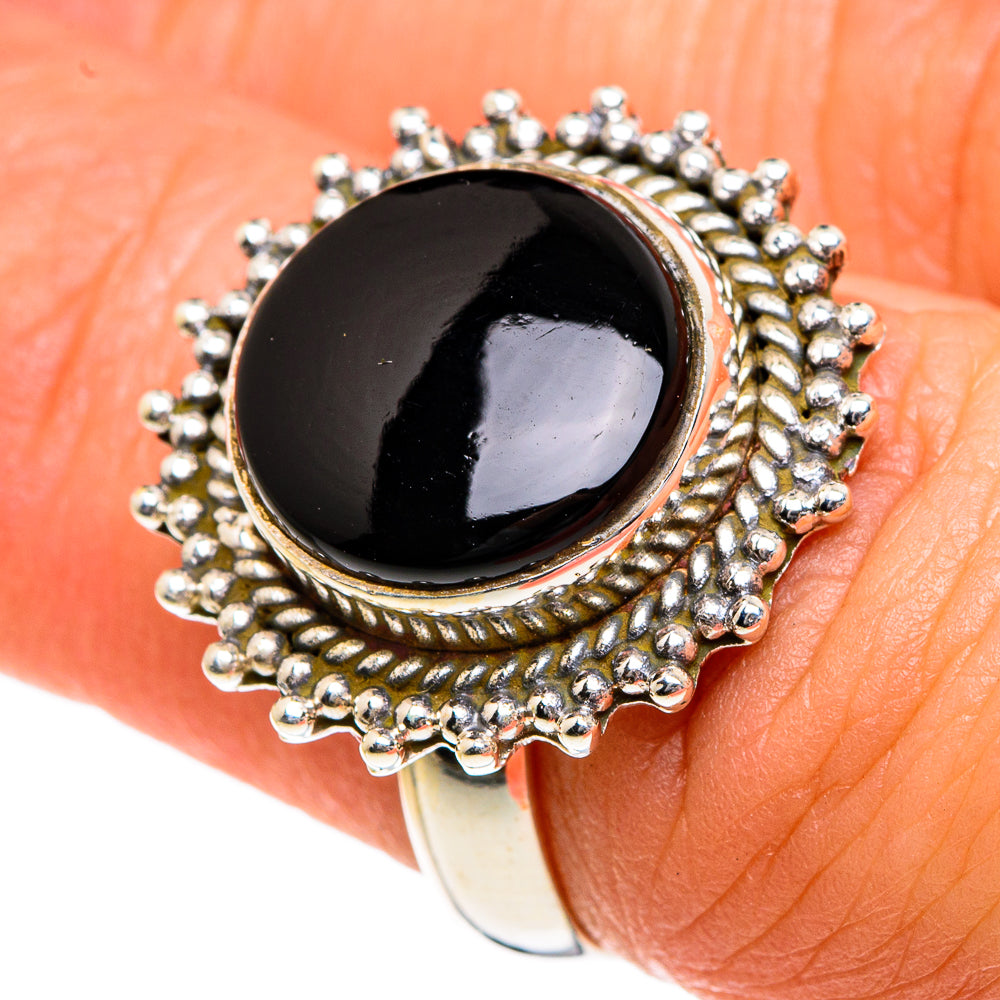 Black Onyx Rings handcrafted by Ana Silver Co - RING83711