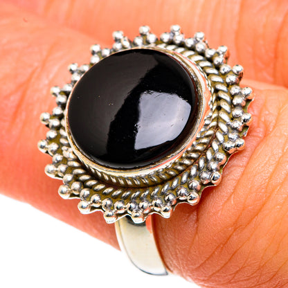 Black Onyx Rings handcrafted by Ana Silver Co - RING83711