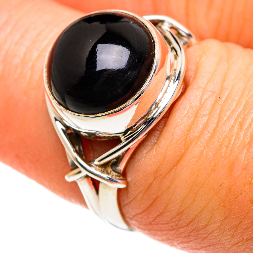 Black Onyx Rings handcrafted by Ana Silver Co - RING83712