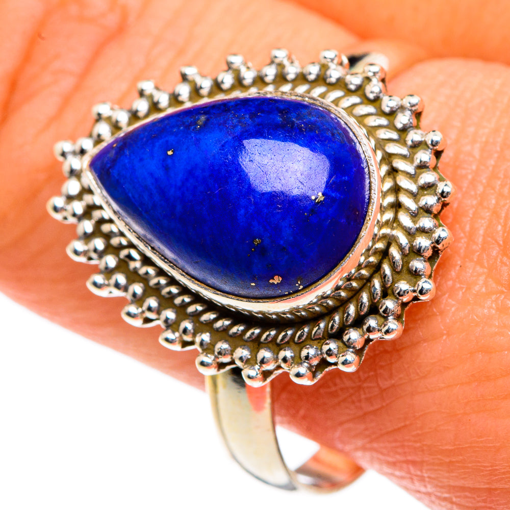 Lapis Lazuli Rings handcrafted by Ana Silver Co - RING83724