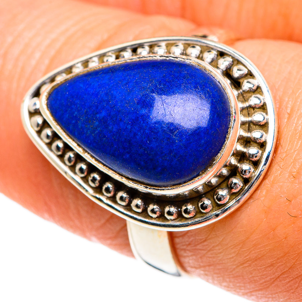 Lapis Lazuli Rings handcrafted by Ana Silver Co - RING83726