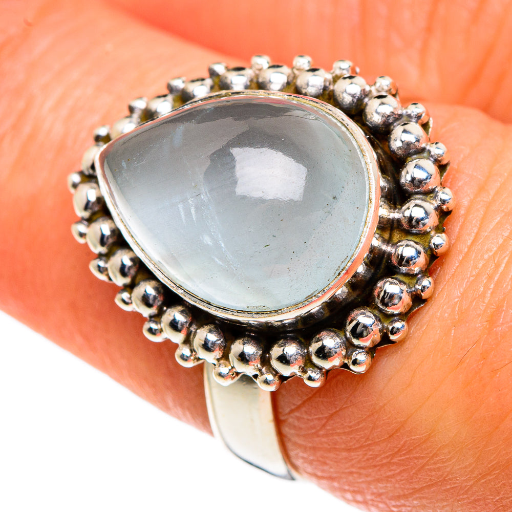 Aquamarine Rings handcrafted by Ana Silver Co - RING83727