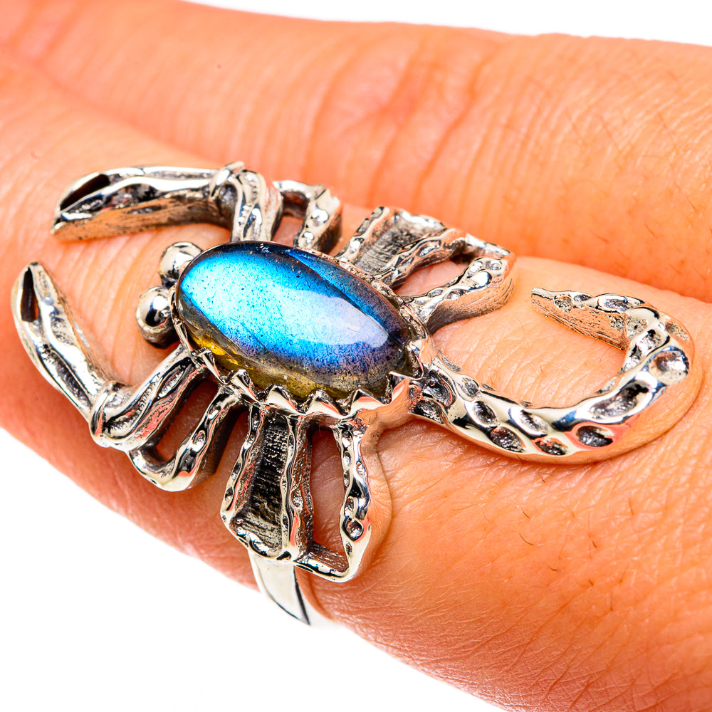 Labradorite Rings handcrafted by Ana Silver Co - RING83728