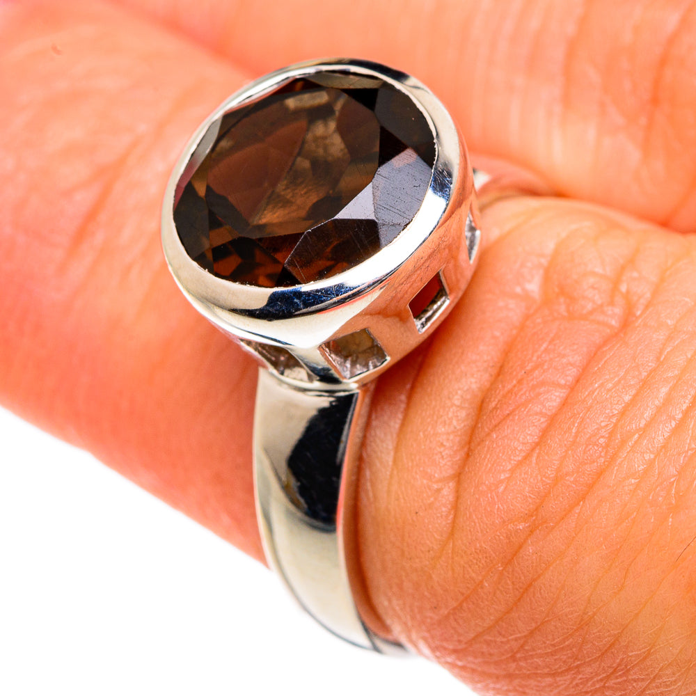 Smoky Quartz Rings handcrafted by Ana Silver Co - RING83735
